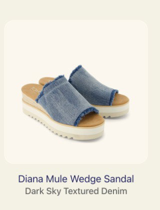 Diana Mule Wedge Sandal