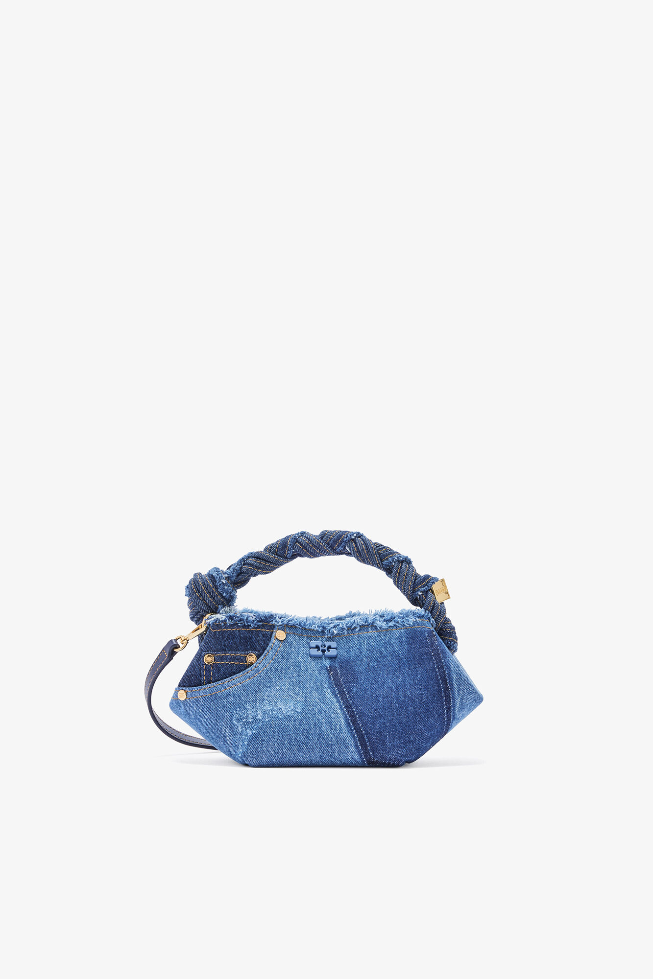 Mini Bou Bag in Blue Denim