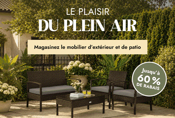 Magasinez le mobilier d'extérieur et de patio