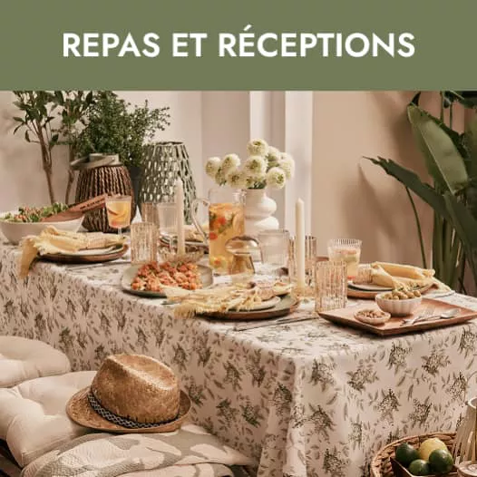 Repas et réceptions