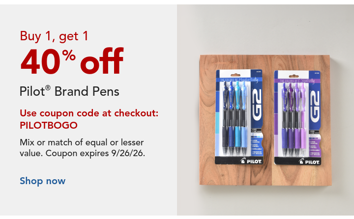 Pilot BOGO 40%