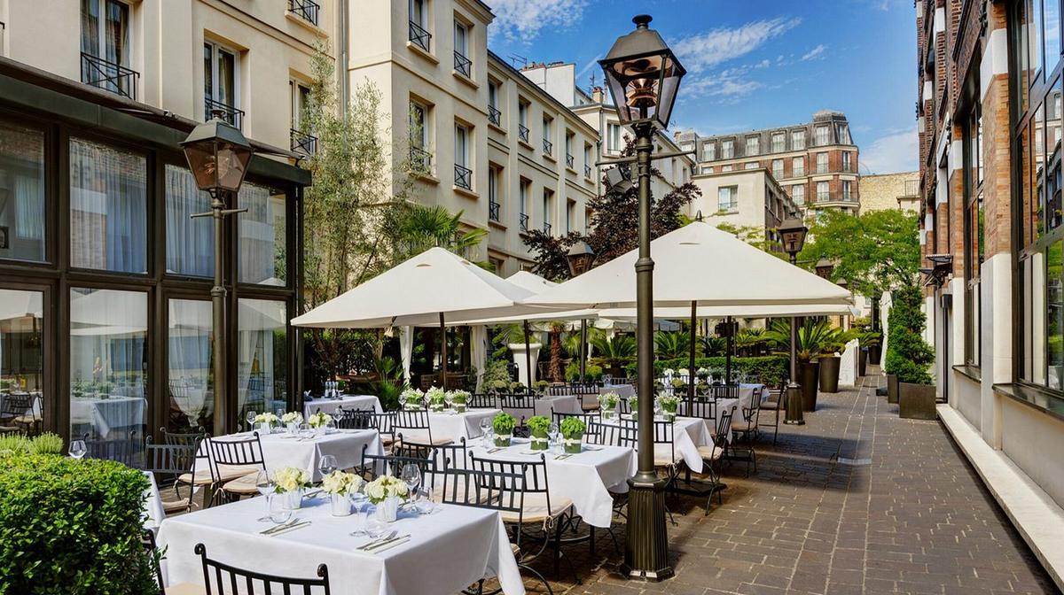 Boutique Paris Elegance with Private Garden Terrace, Daily Breakfast & Nightly Dinner