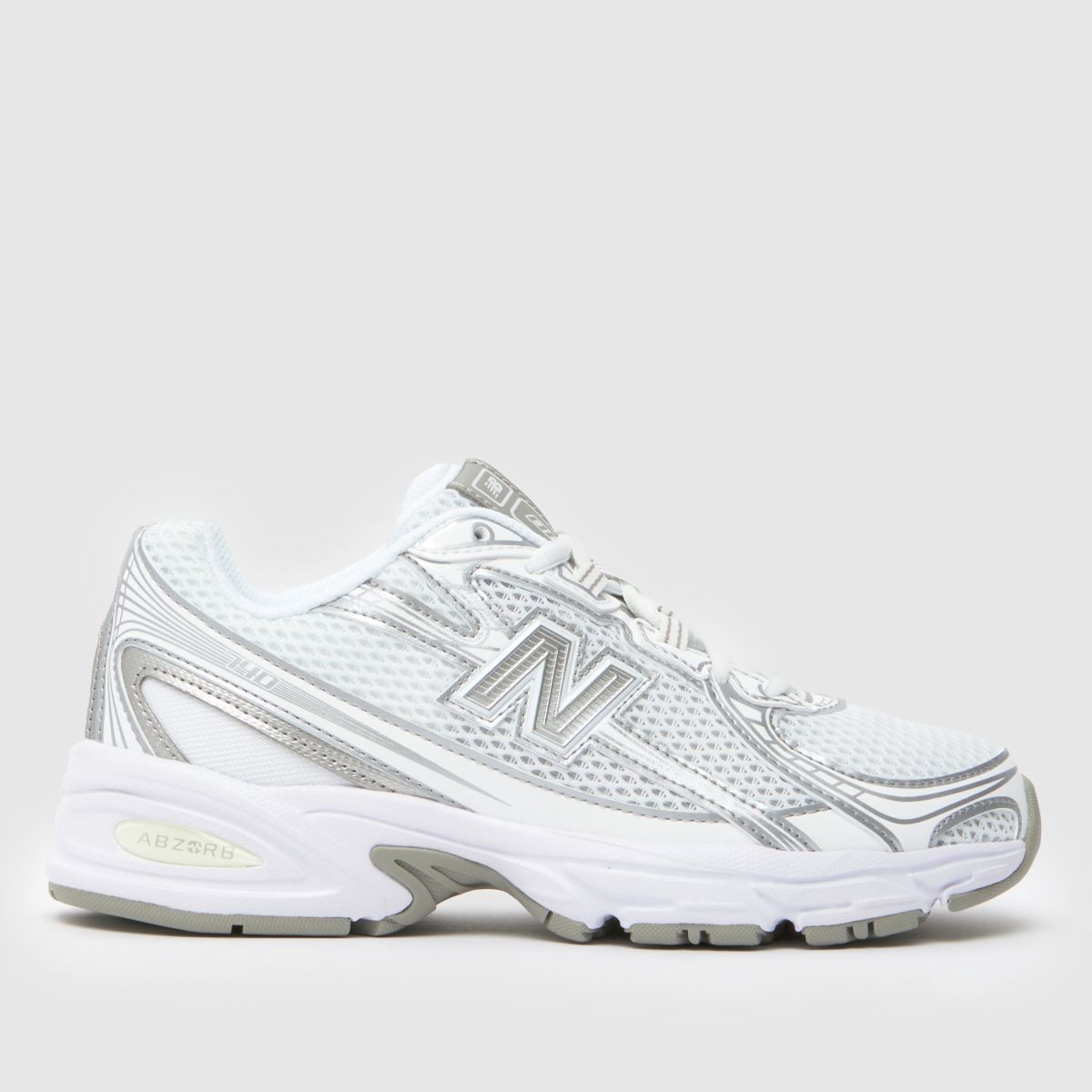 A New Balance 740 Youth in White