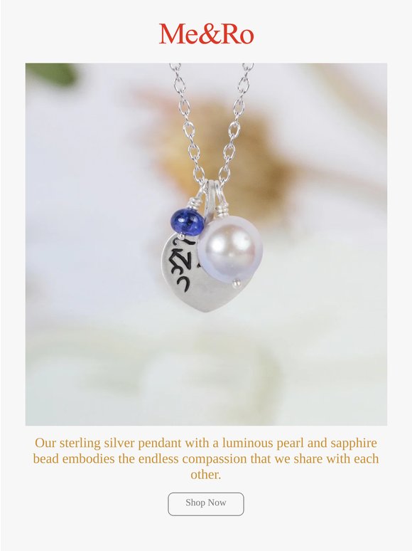 Sterling Silver Compassion Pendant