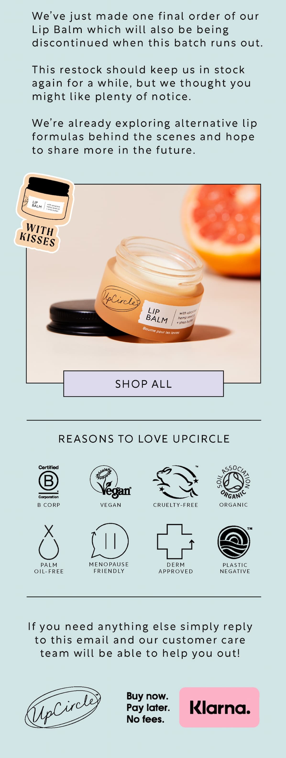 Lip Balm final call - shop now!