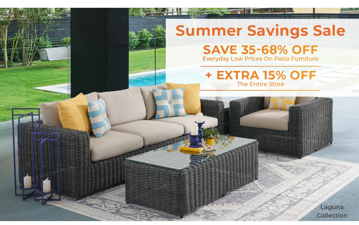 Summer Savings Sale - extra 15% off storewide 