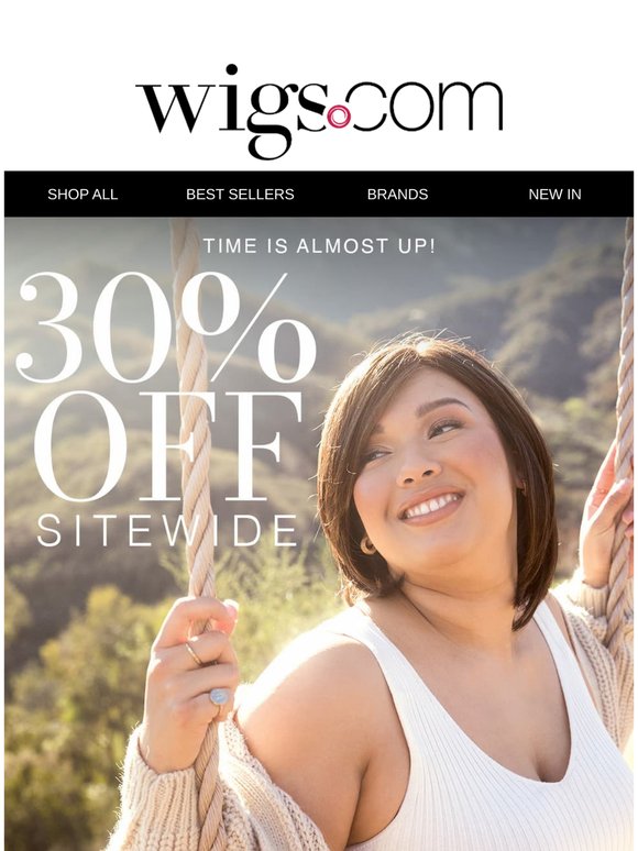 Your 30% OFF Sale Ends Tonight