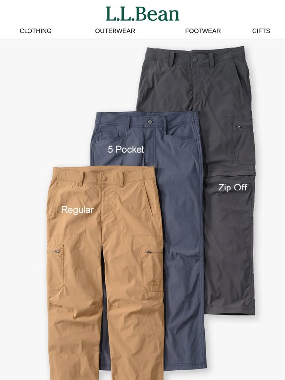 Lightweight Pants for Hiking, Travel, Town & More