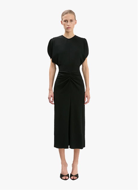 Bela Midi Dress In Black