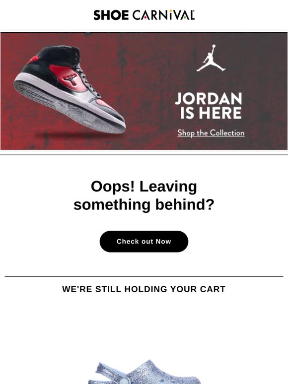 Oops! Did your cart walk off without you?