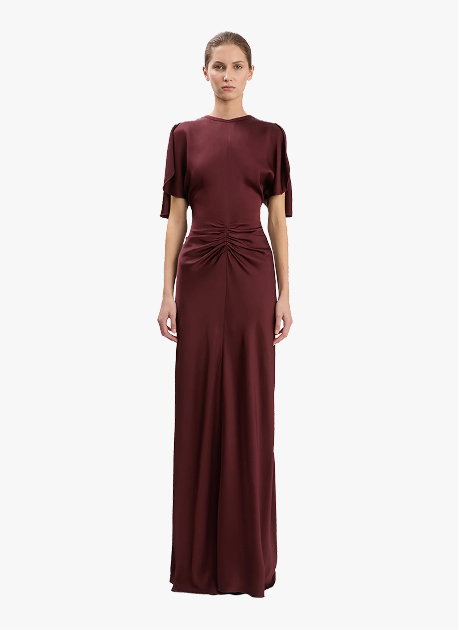 Isabella Gown In Burgundy