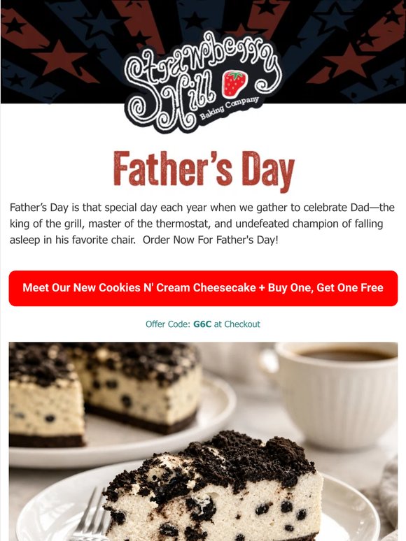Order Today For Father's Day Delivery