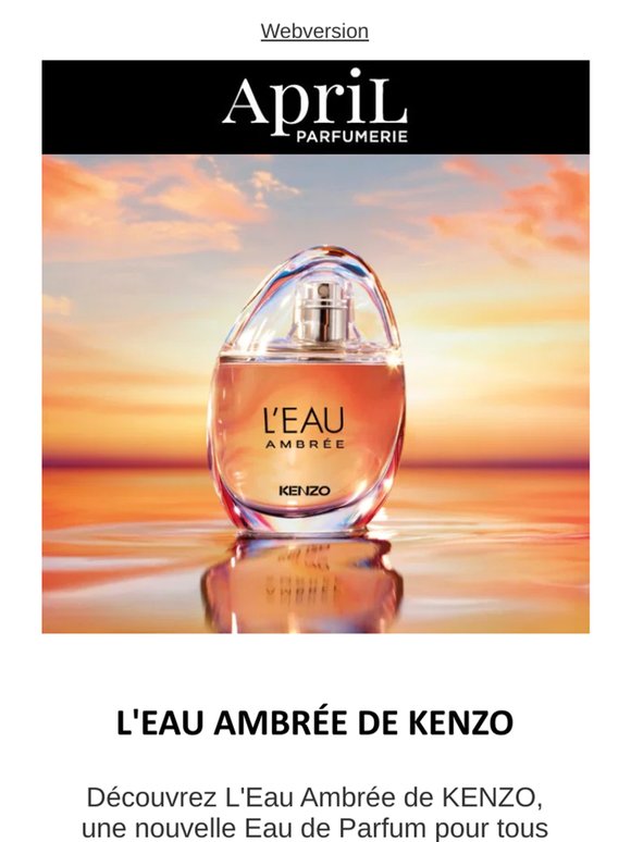 Découvrez L'Eau Ambrée de Kenzo