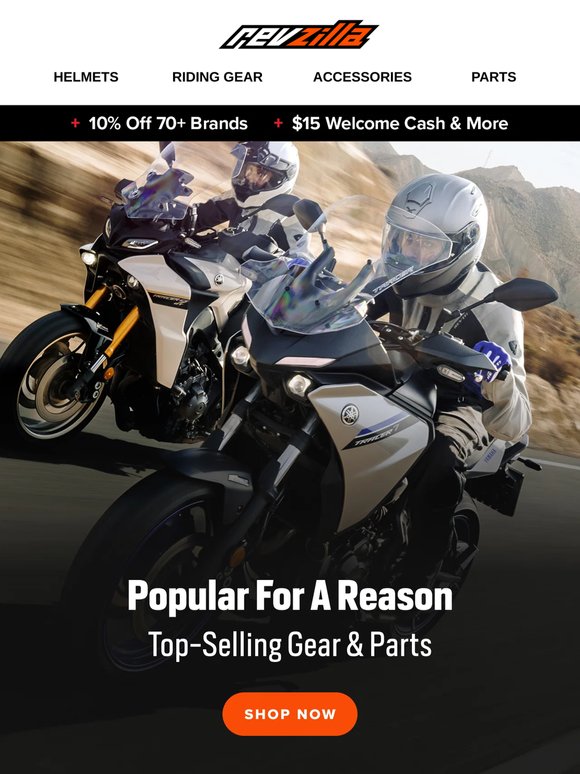 Top-Rated By Riders Like You!