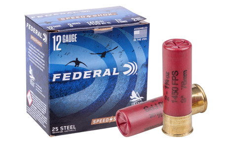 Federal 12GA Speed-Shok 1 1/4oz, 2 Shot, 25ct