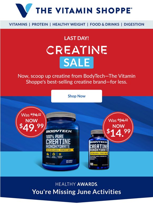 Creatine Sale ends tonight🌜