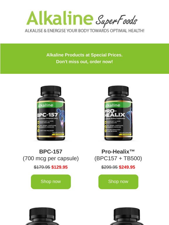 Special Prices Just For You