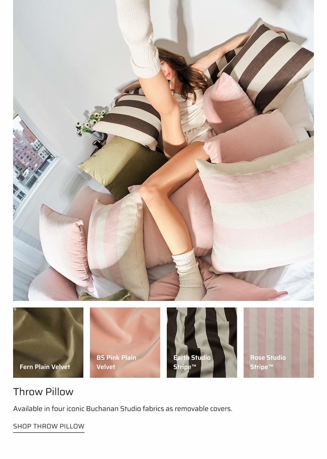 Shop Throw Pillow