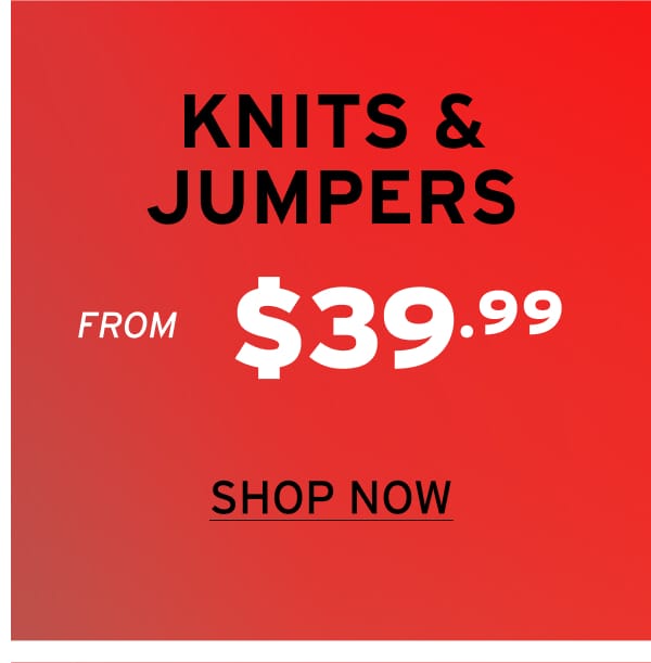 Shop Knits & Jumpers