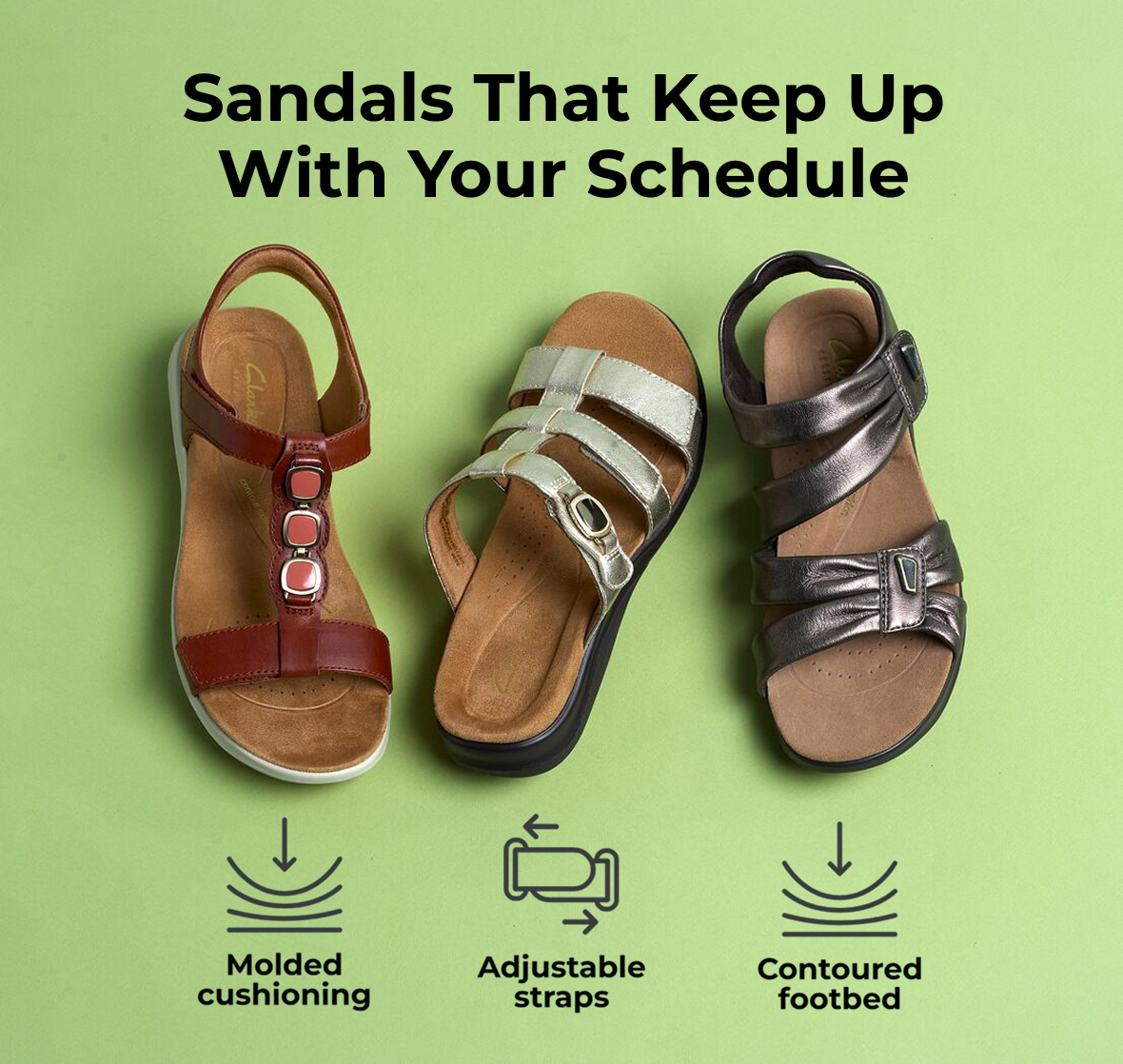 Sandals That Keep Up With Your Schedule | Shop Sandals