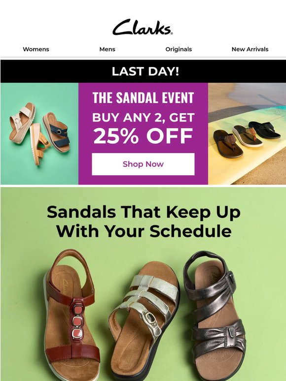 Sandals Made for Summer Days | LAST DAY Buy Any 2 Sandals, Get 25% Off!