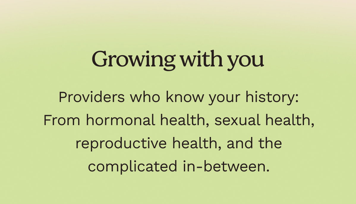 Growing with you 