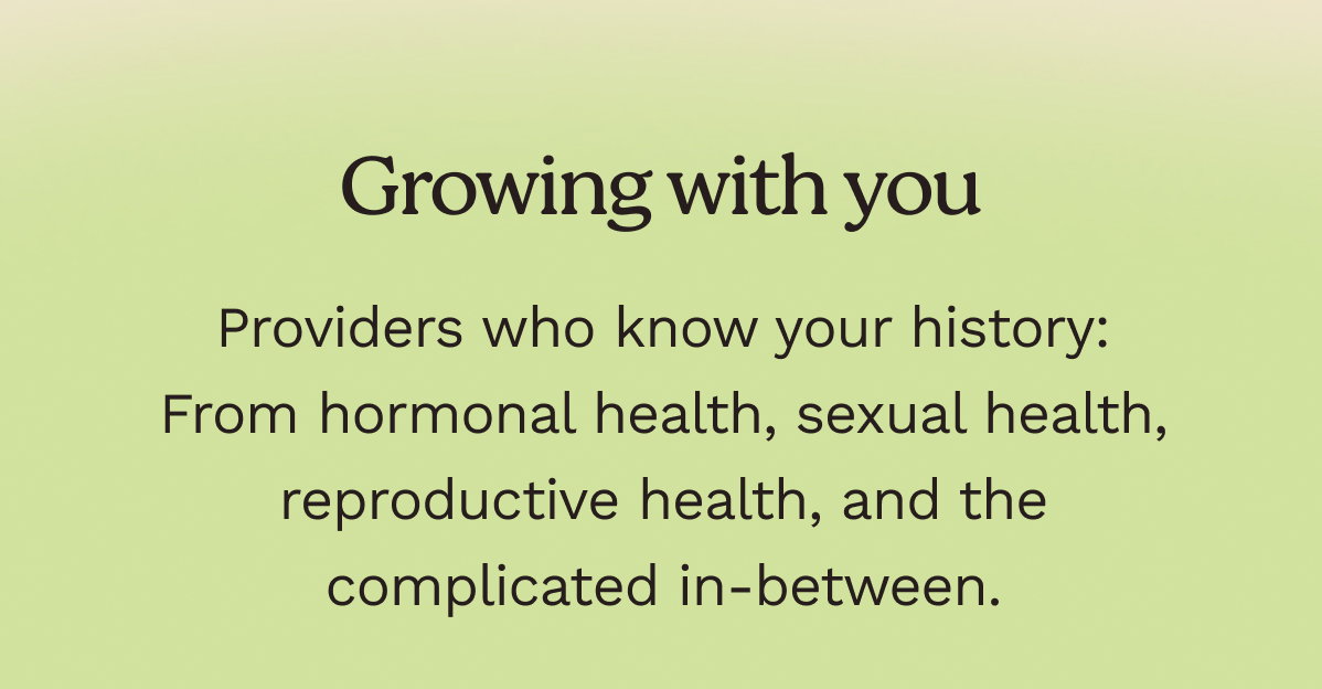 Growing with you 