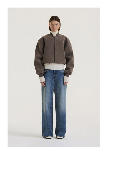 Mara Suede Bomber