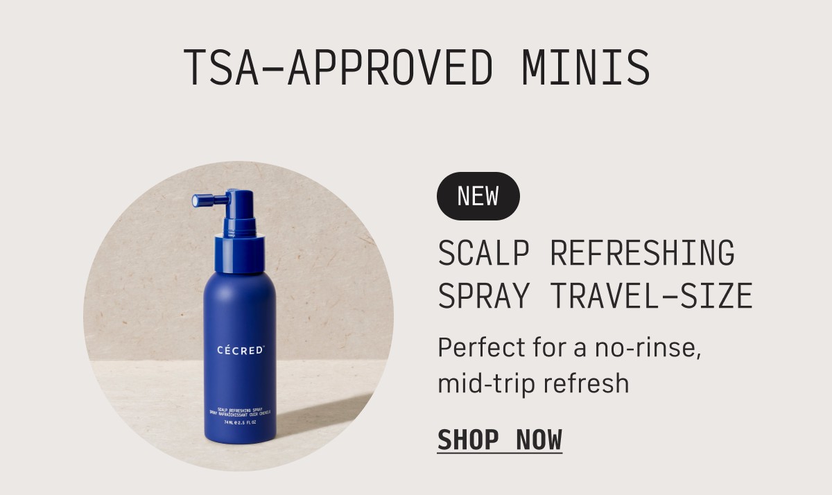 TSA Approved minis new scalp refreshing spray travel-size shop now