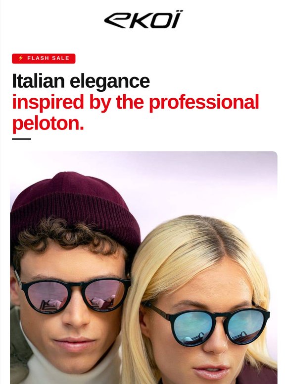 ⚡ FLASH SALE | Ekoï lifestyle eyewear made in Italy