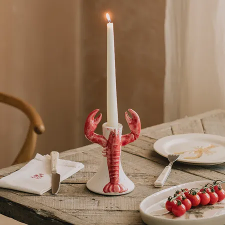 Red Lobster Candle Holder