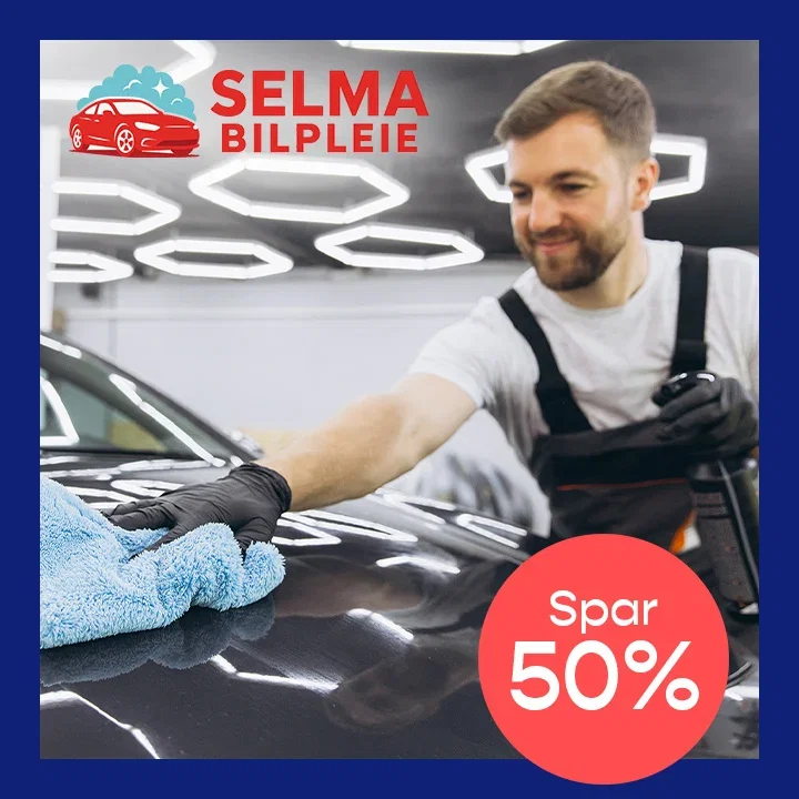 Få en innvendig og utvendig vask av bilen hos Selma Bilpleie på Økern