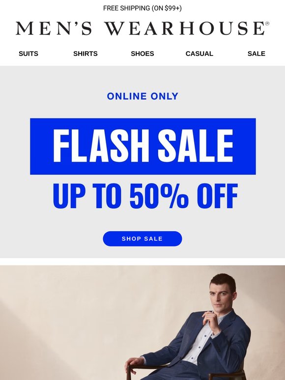 Up to 50% off sitewide? You bet.