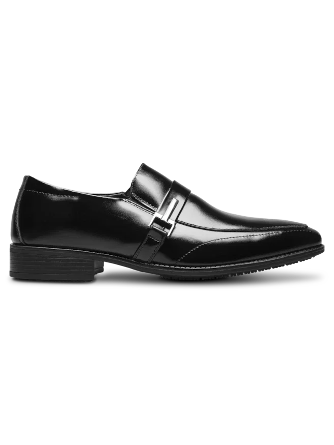 Stacy Adams Abram Leather Bit Moc Toe Loafers