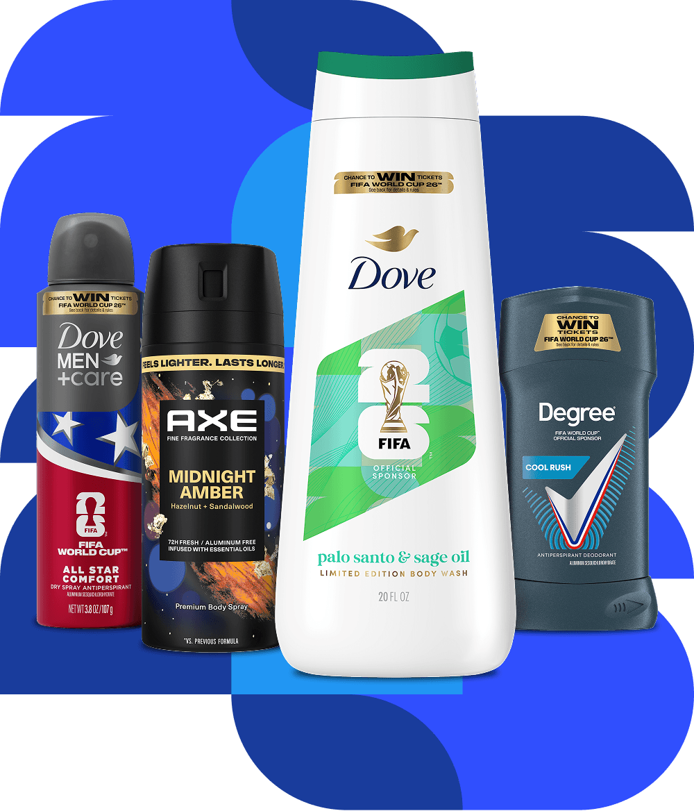 AXE | Dove | Degree | Dove MEN CARE