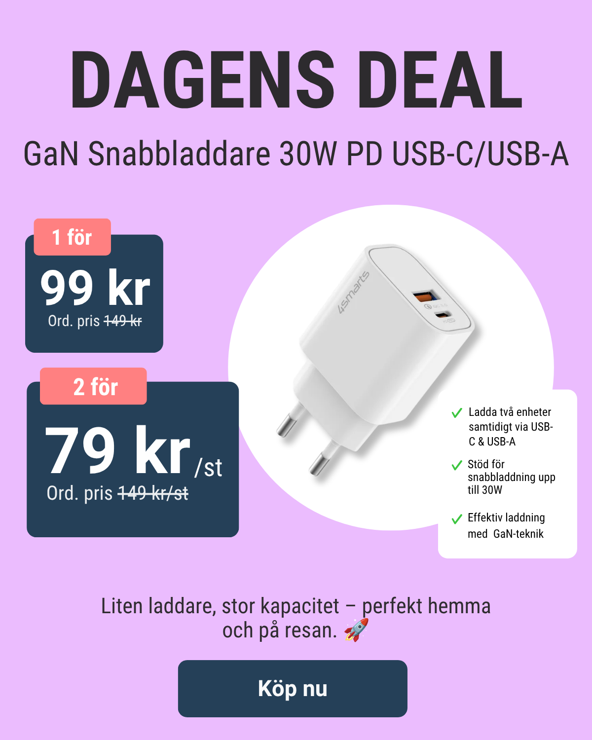 teknikdelar.se, dagens deal