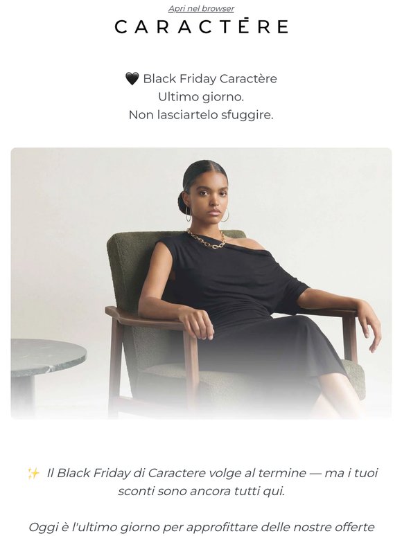 🖤 Black Friday Caractère.