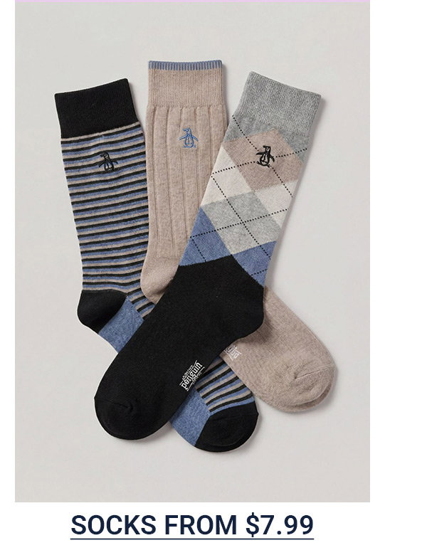 Socks from $7.99