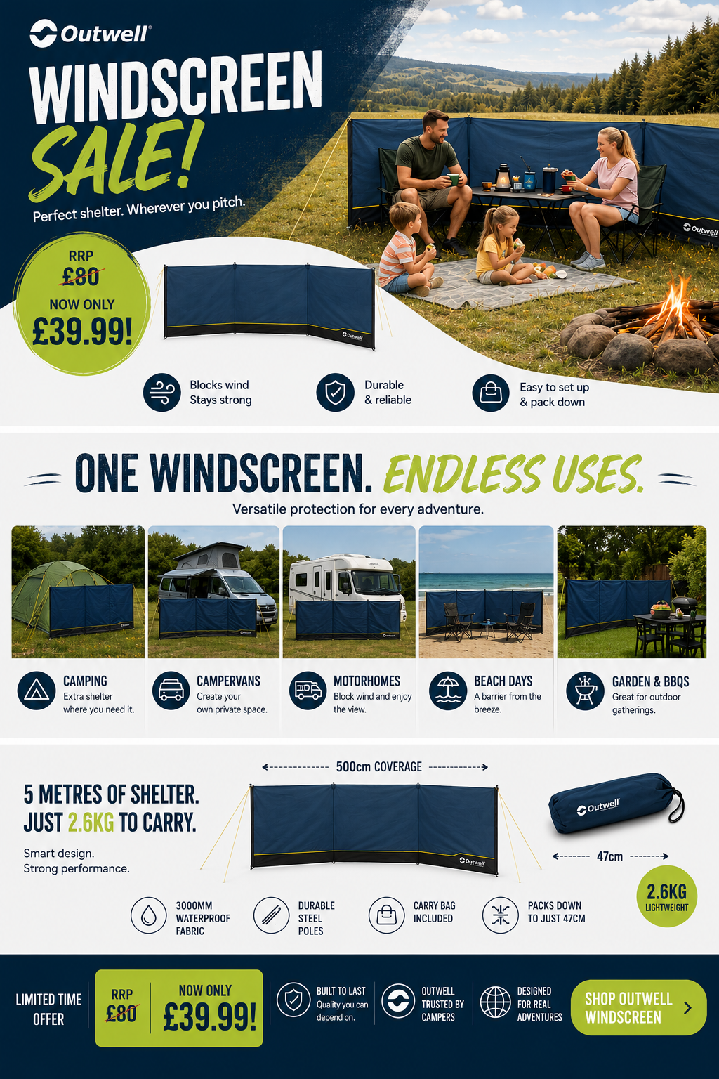 Outwell Windscreen