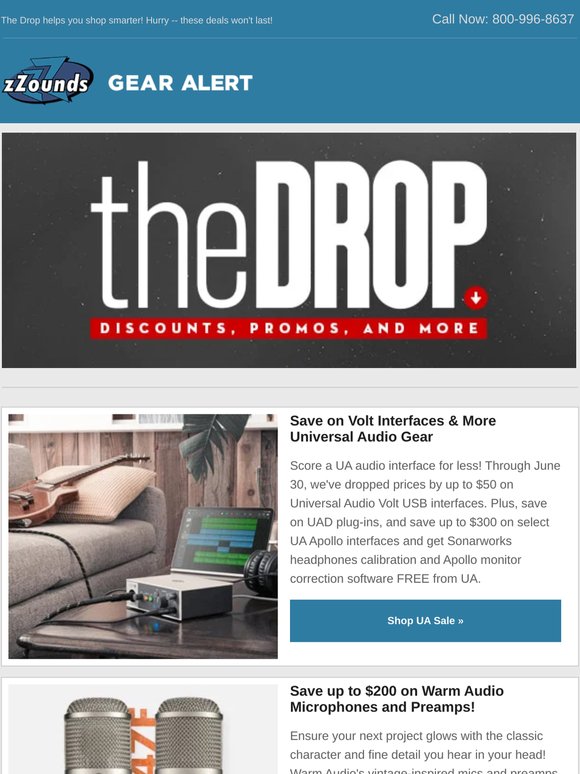 The Drop: Up to $200 Off Game-Changing Studio Gear!