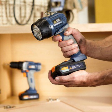 Blue Ridge Tools 20V Cordless Drill & Light Set – Ergonomic Design, Complete DIY Kit