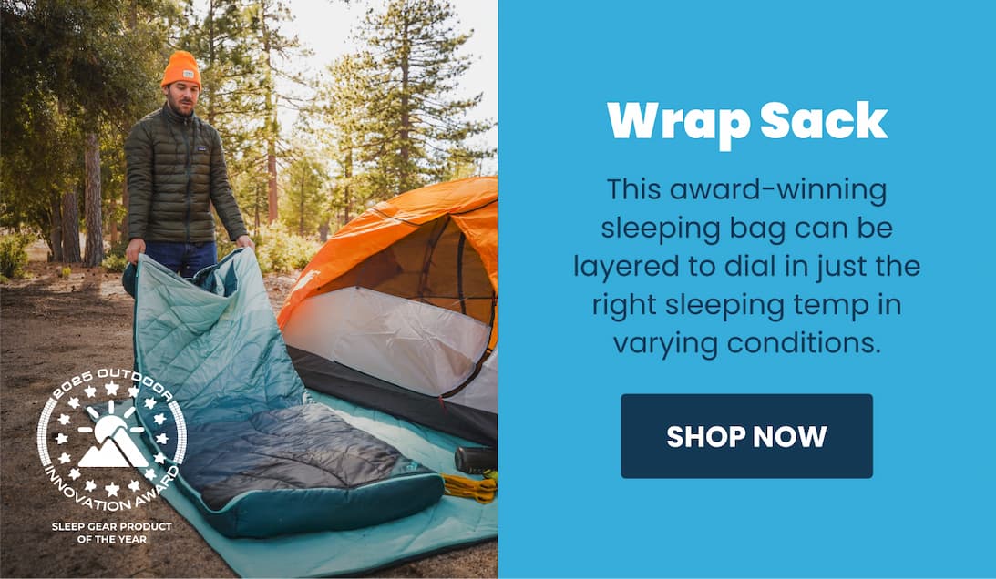 Save 25% off Wrap Sack sleeping bags