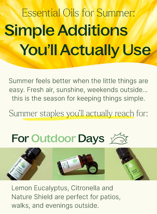 Essential Oils for Summer