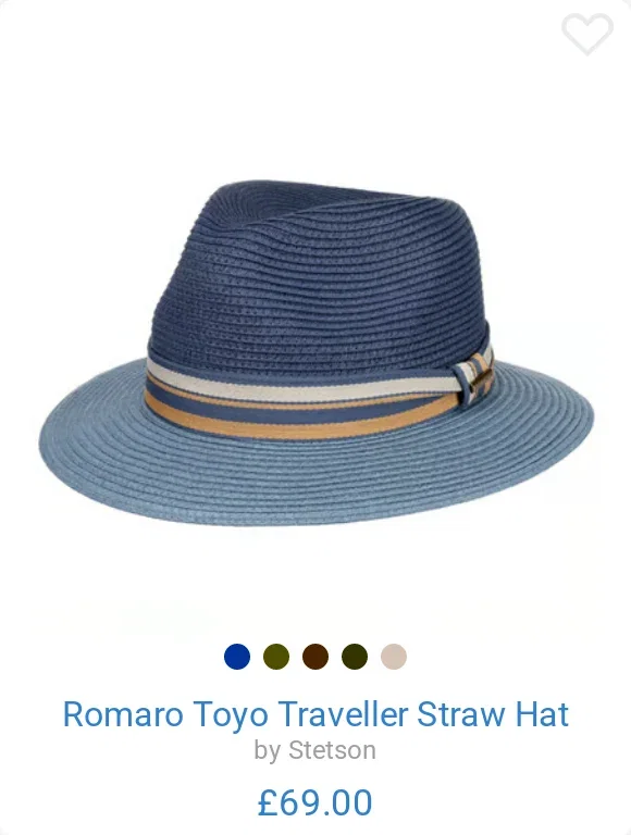 Romaro Toyo Traveller Straw Hat by Stetson
