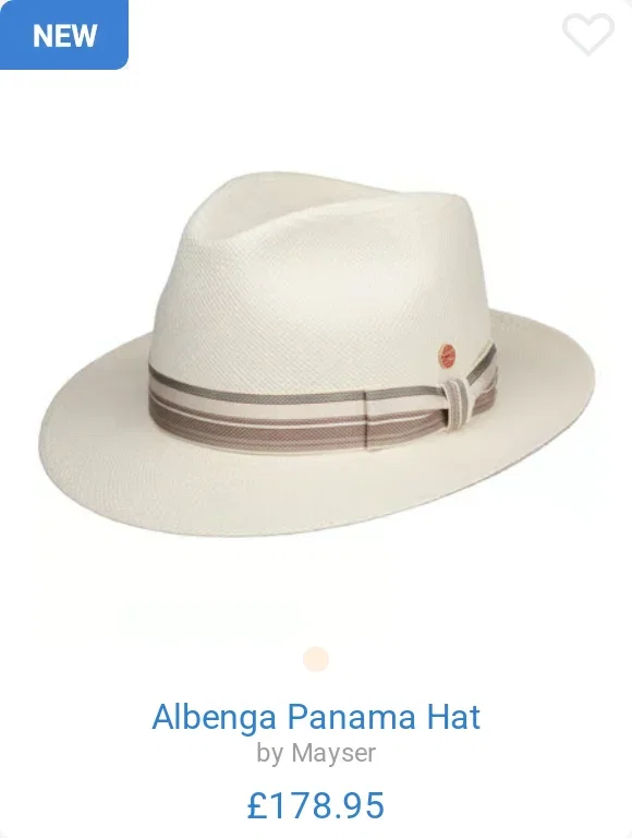 Albenga Panama Hat by Mayser
