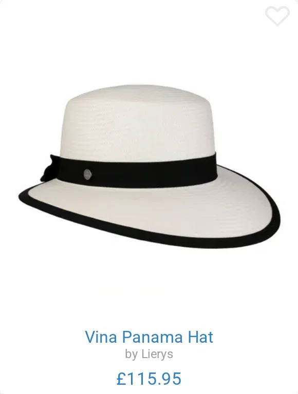 Vina Panama Hat by Lierys