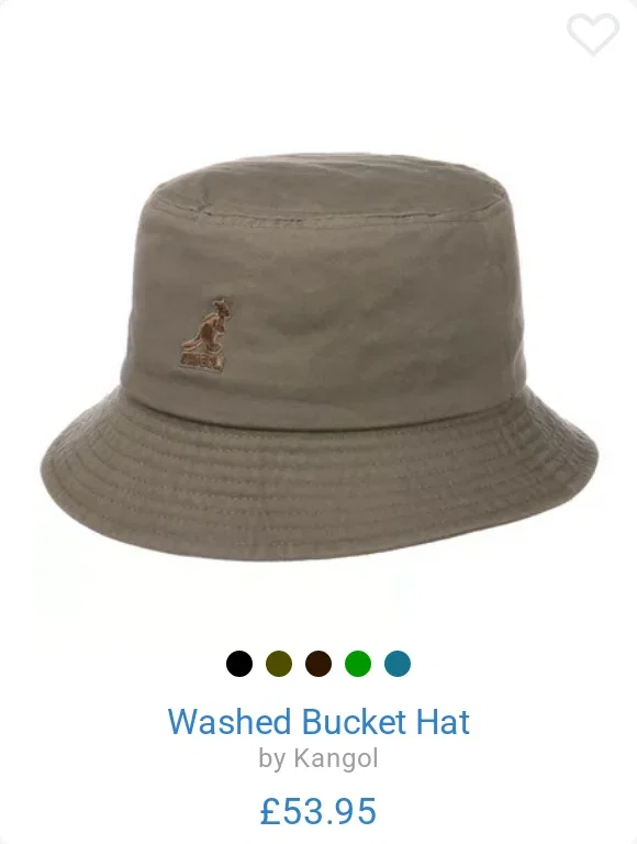 Washed Bucket Hat by Kangol