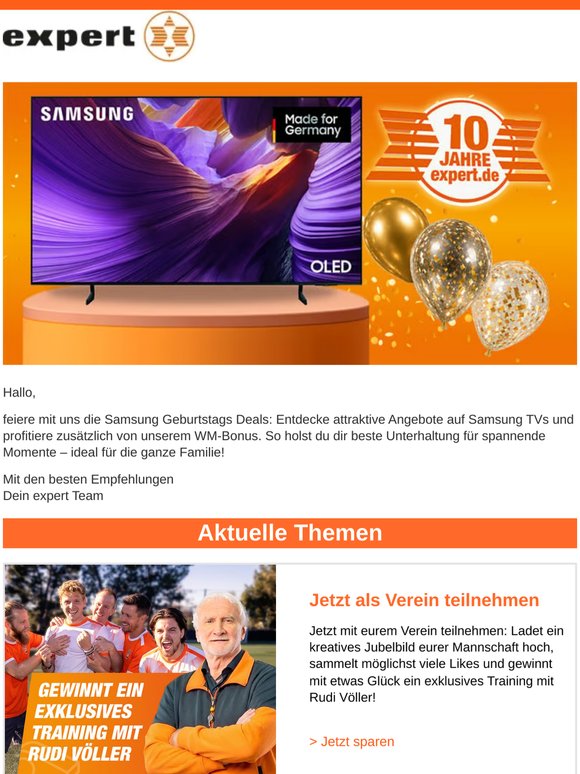 Samsung Geburtstags-Deals und noch viele mehr!