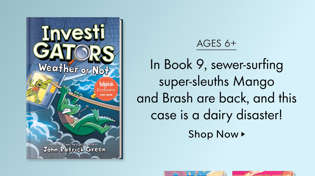 In Book 9, sewer-surfing super-sleuths Mango and Brash are back, and this case is a dairy disaster!