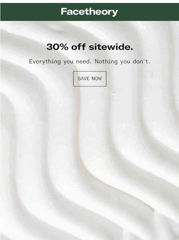 You Deserve Clarity + 30% Off Sitewide